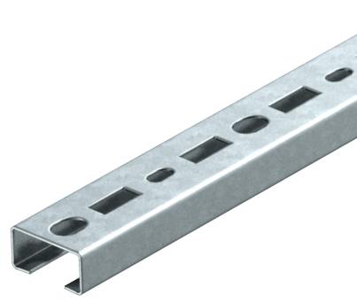CML3518 profile rail, slot 17 mm, FS, perforated 200 | 35 | 18 | 1.25 | Steel | Strip galvanized