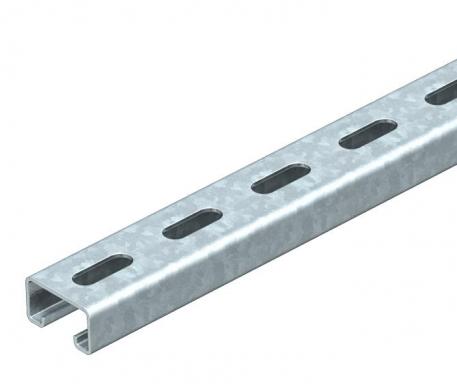 MS4121 mounting rail, slot 22 mm, FT, perforated  2000 | 41 | 21 | 2 | Hot-dip galvanised