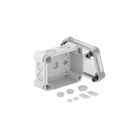 Junction box X 06 137x105x68 | 8 | IP67 | 4 x Ø20/25, 4 x Ø20/25/32 | Grey / transparent