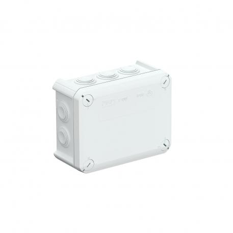 Junction box T 100, plug-in seal 136x102x57 | 10 | IP66 | 10 x M25 | Pure white; RAL 9010