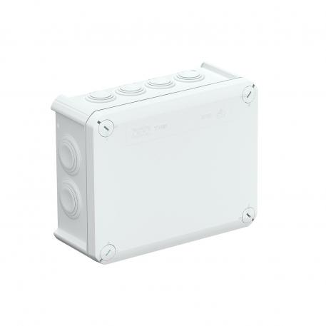 Junction box T 160, plug-in seal 176x135x67 | 12 | IP66 | 7 x M25 5 x M32 | Pure white; RAL 9010