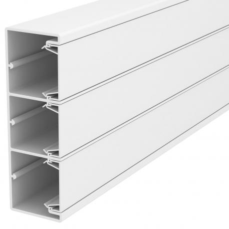 Device installation trunking Rapid 45-2, trunking width 160, trunking height 53 2000 | Pure white; RAL 9010