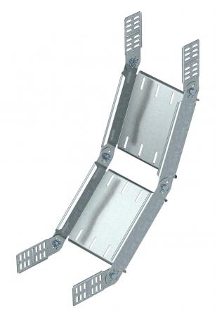 90° adjustable bend, vertical 60 FS 300 | Steel | Strip galvanized