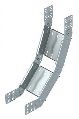 90° adjustable bend, vertical 85 FS 300 | Steel | Strip galvanized